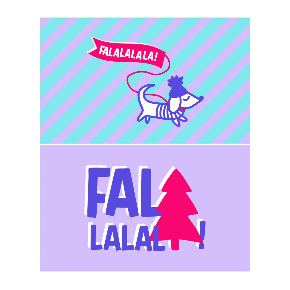VORBESTELLUNG DIY Eule Statement Patch Falalalala