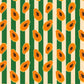 Designpaneel Freche Früchte Papaya