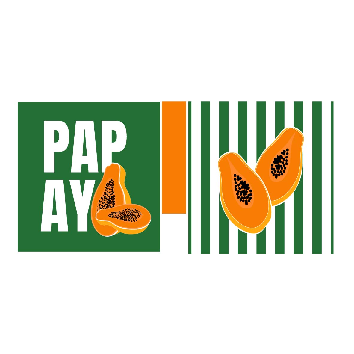 Taschengebömsel Freche Früchte Papaya