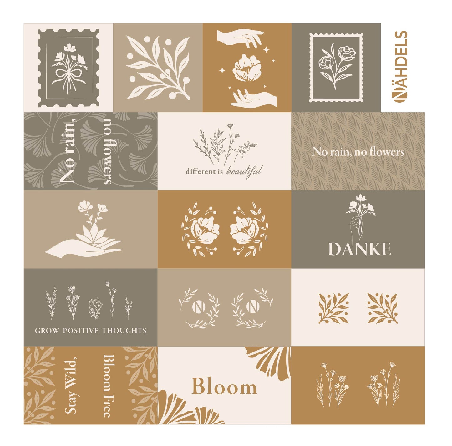 Patchpalette Flower