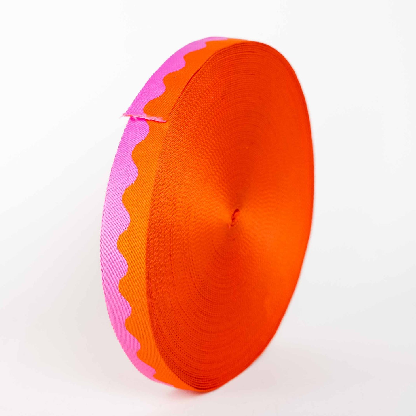 Gurtband Orange Welle