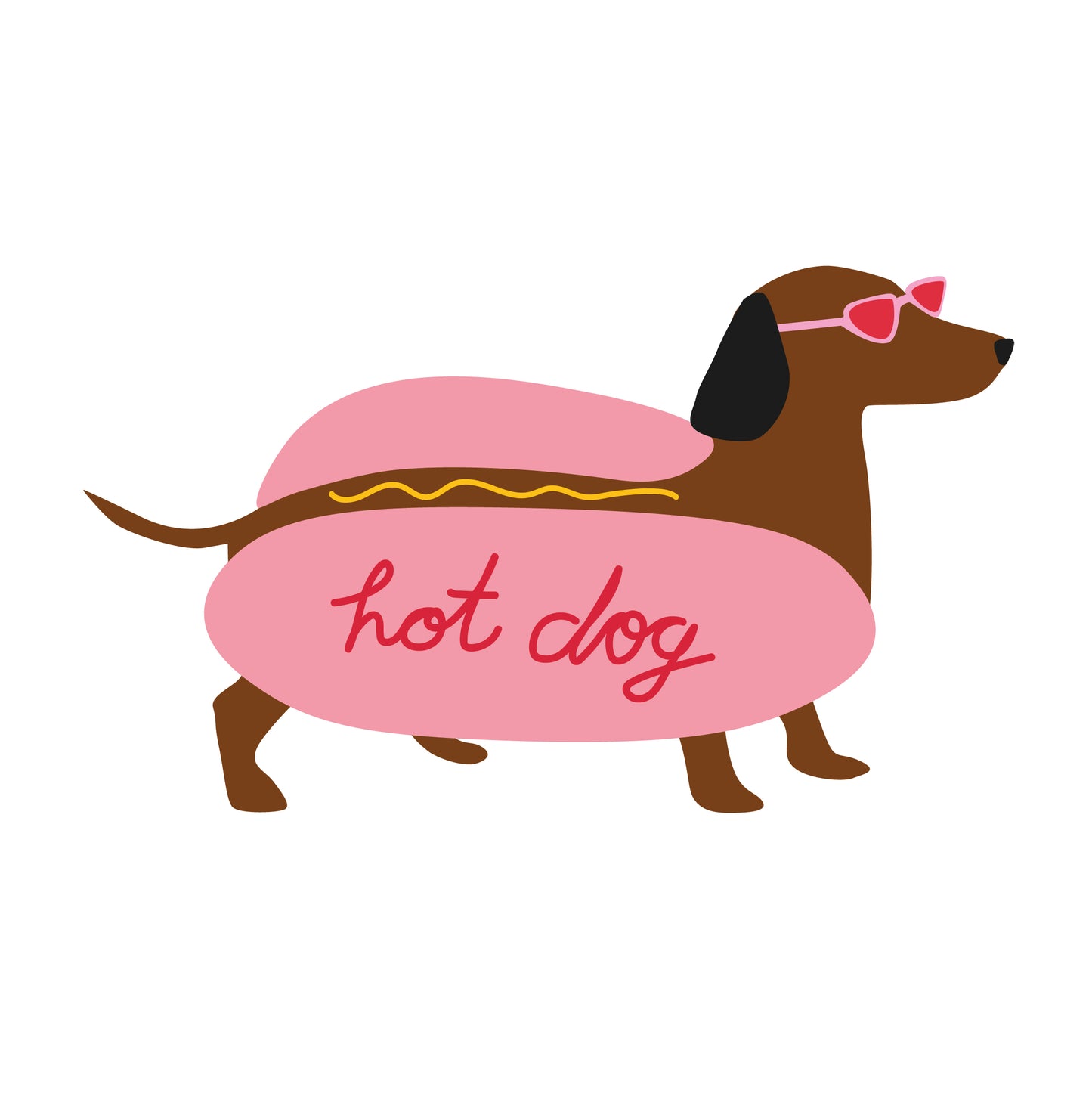 Bügelbild Hot Dog