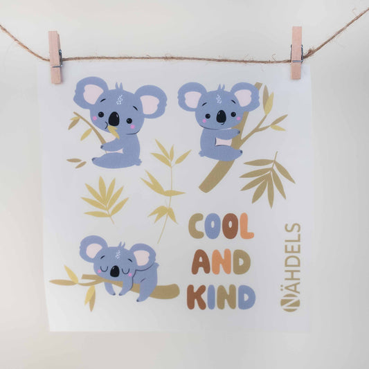Bügelbild Paneel Kinder Koala