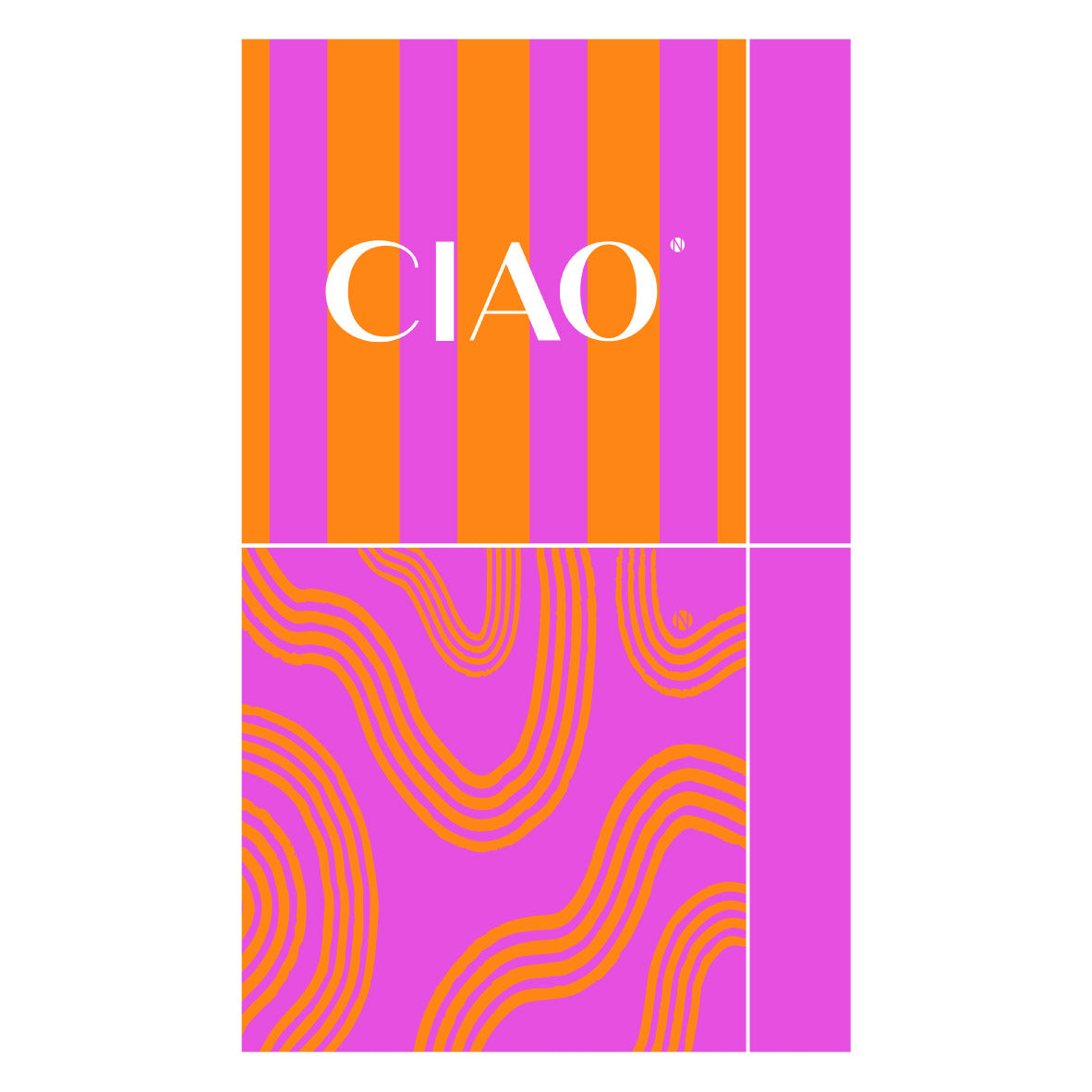 Kissen-Taschenpaneel Ciao
