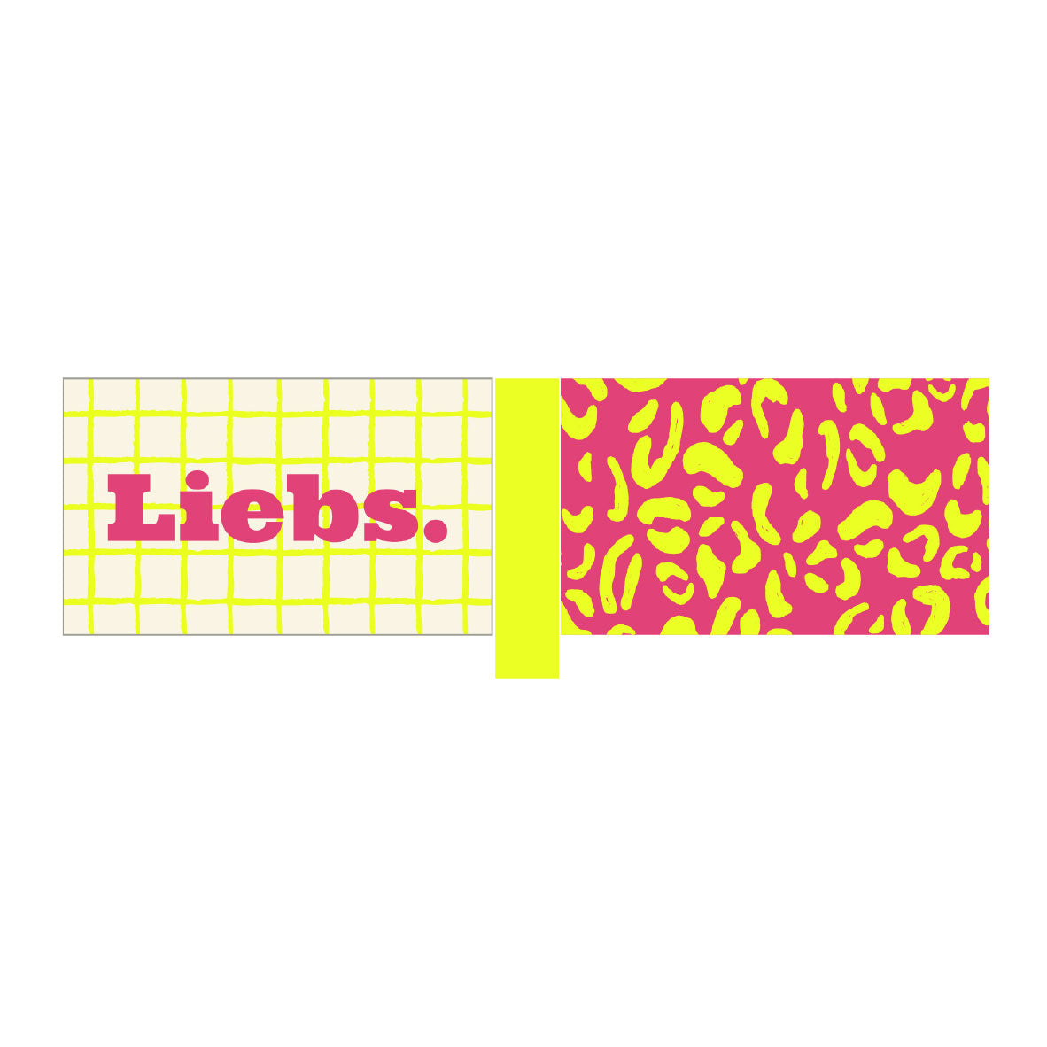 Taschengebömsel Liebs Neon Grid