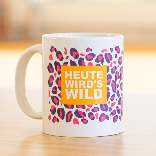 Tasse Leo, Heute wird's wild (glänzend)