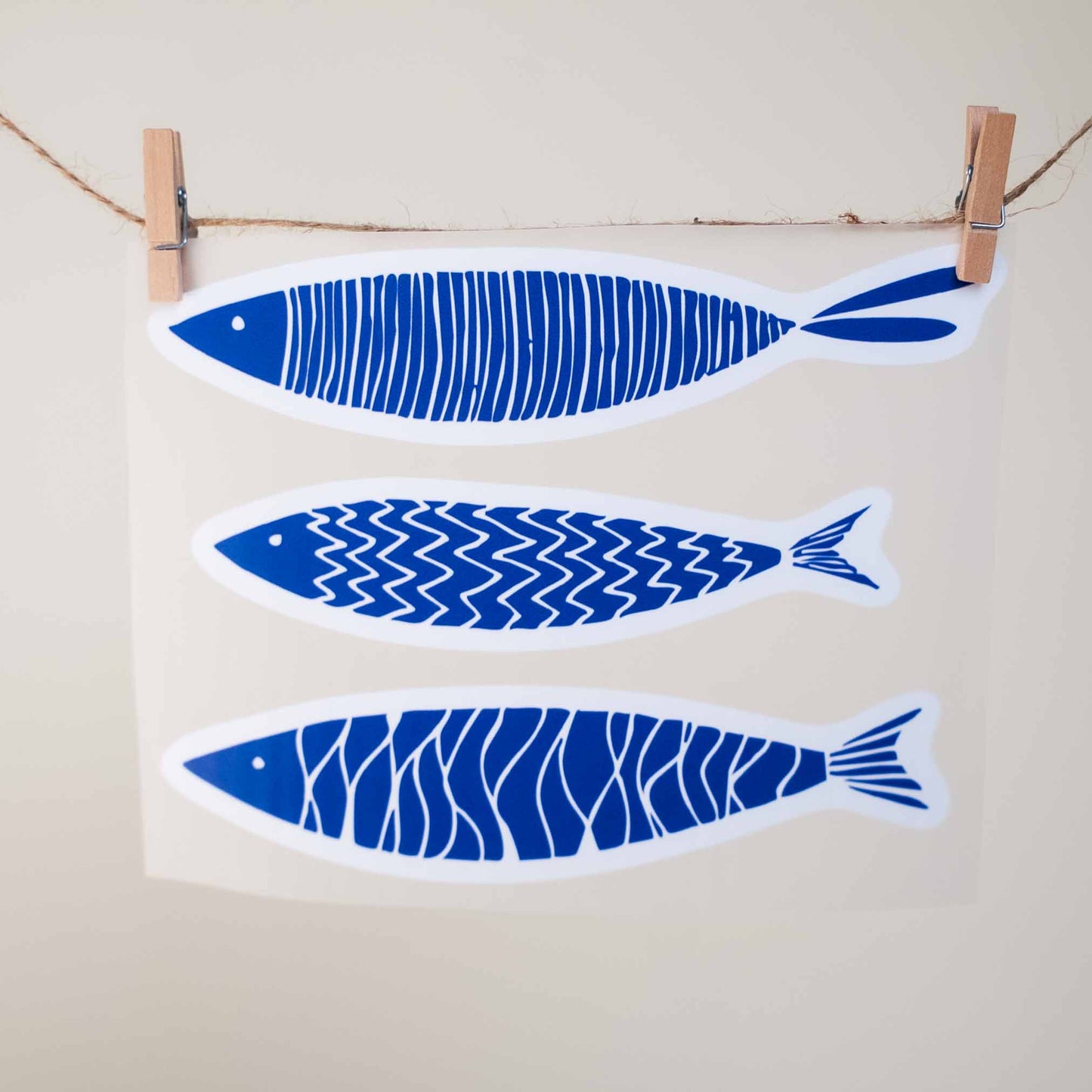 Bügelbild Maritim Fische