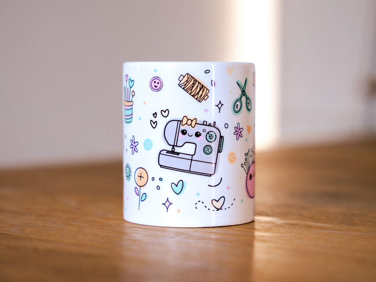 Tasse Nähdoodles glänzend – Nähdels