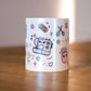 Tasse Nähdoodles perlmutt