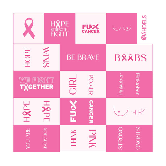 Patchpalette Pink Ribbon