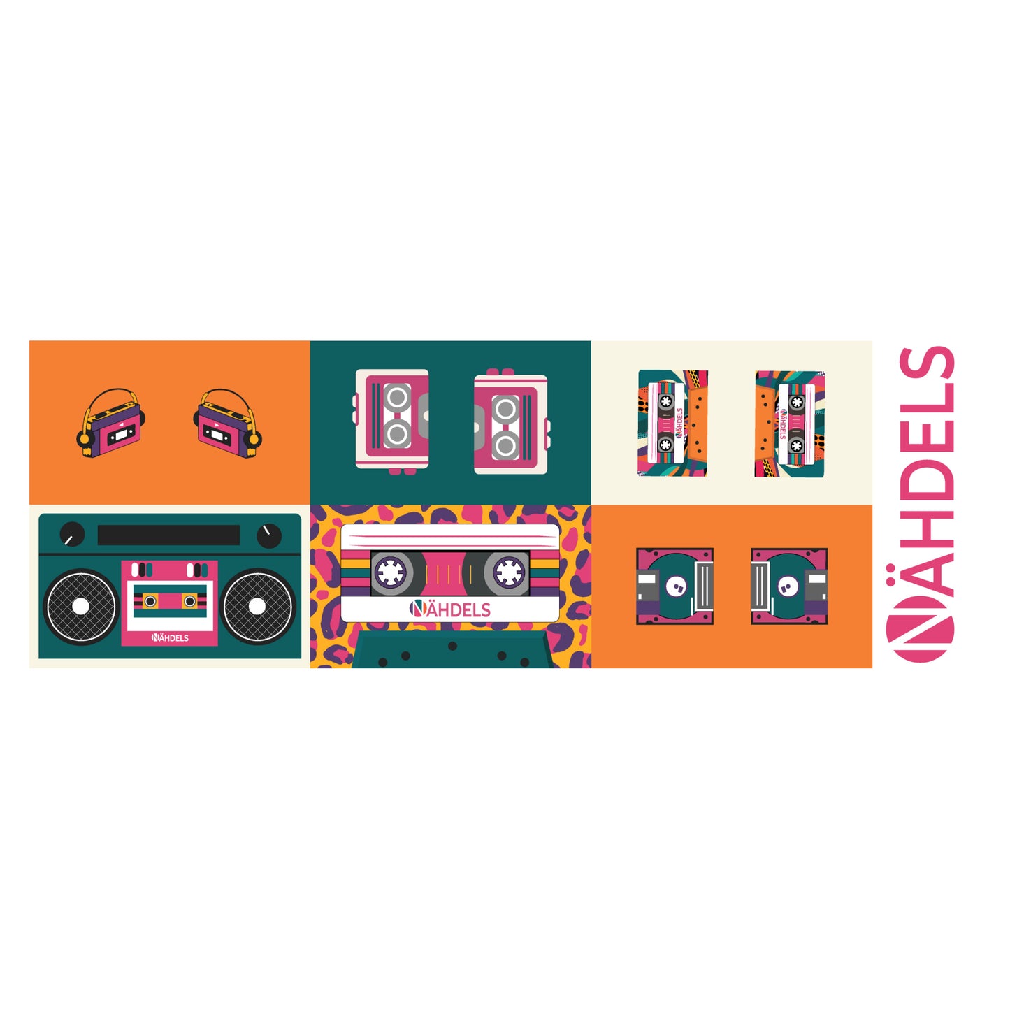 Mini-Patchpalette Kassette Wild Pink