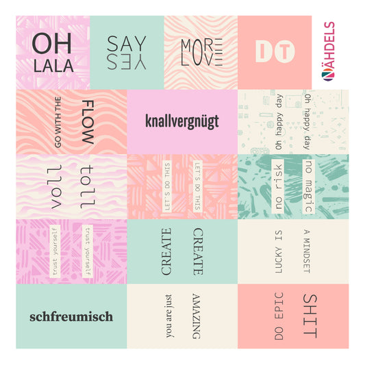 Patch Paneel Positiv Words