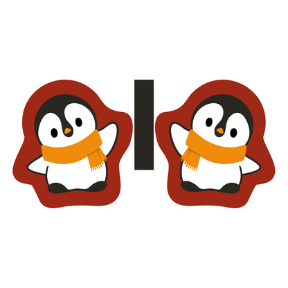 Taschengebömsel Pinguin Schal