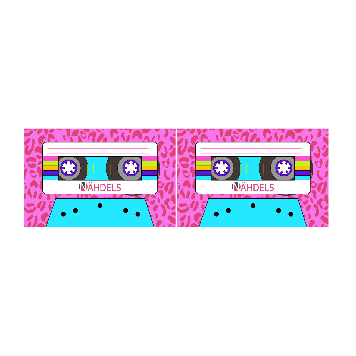 Mäppchen Retro Nähdels Kassette