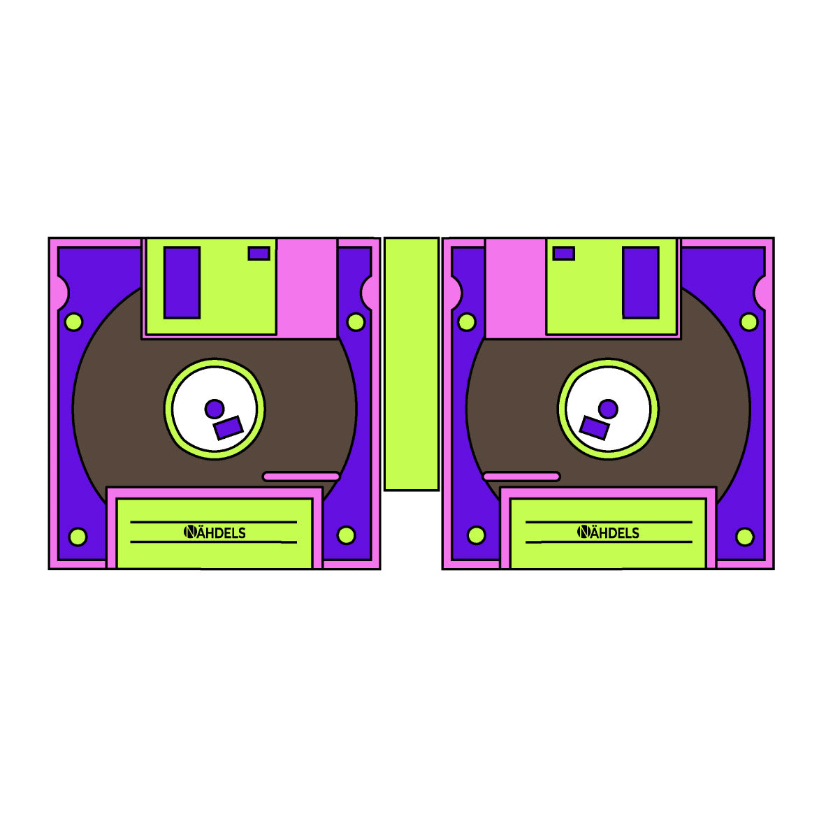 Taschengebömsel Retro Diskette