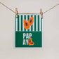 Statement Patch Freche Früchte Papaya