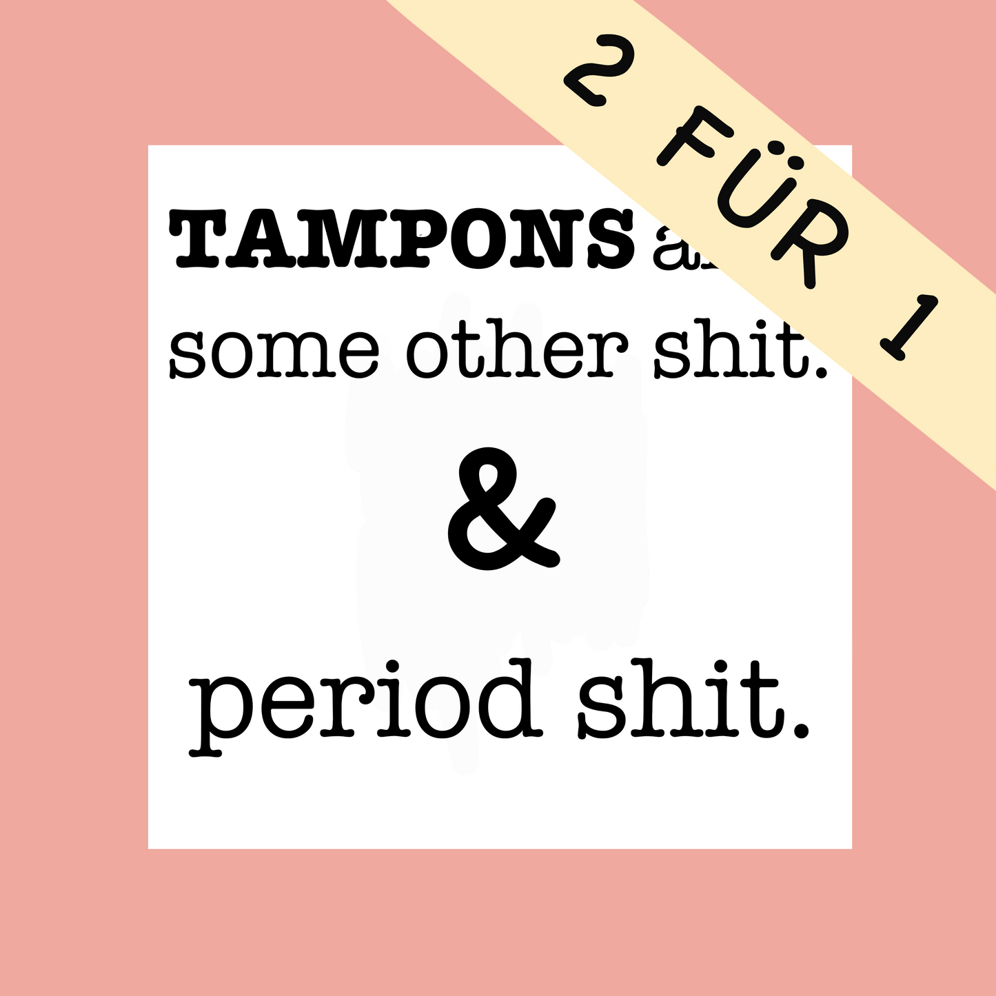 Plotterdatei "Period Shit" + "Tampon"