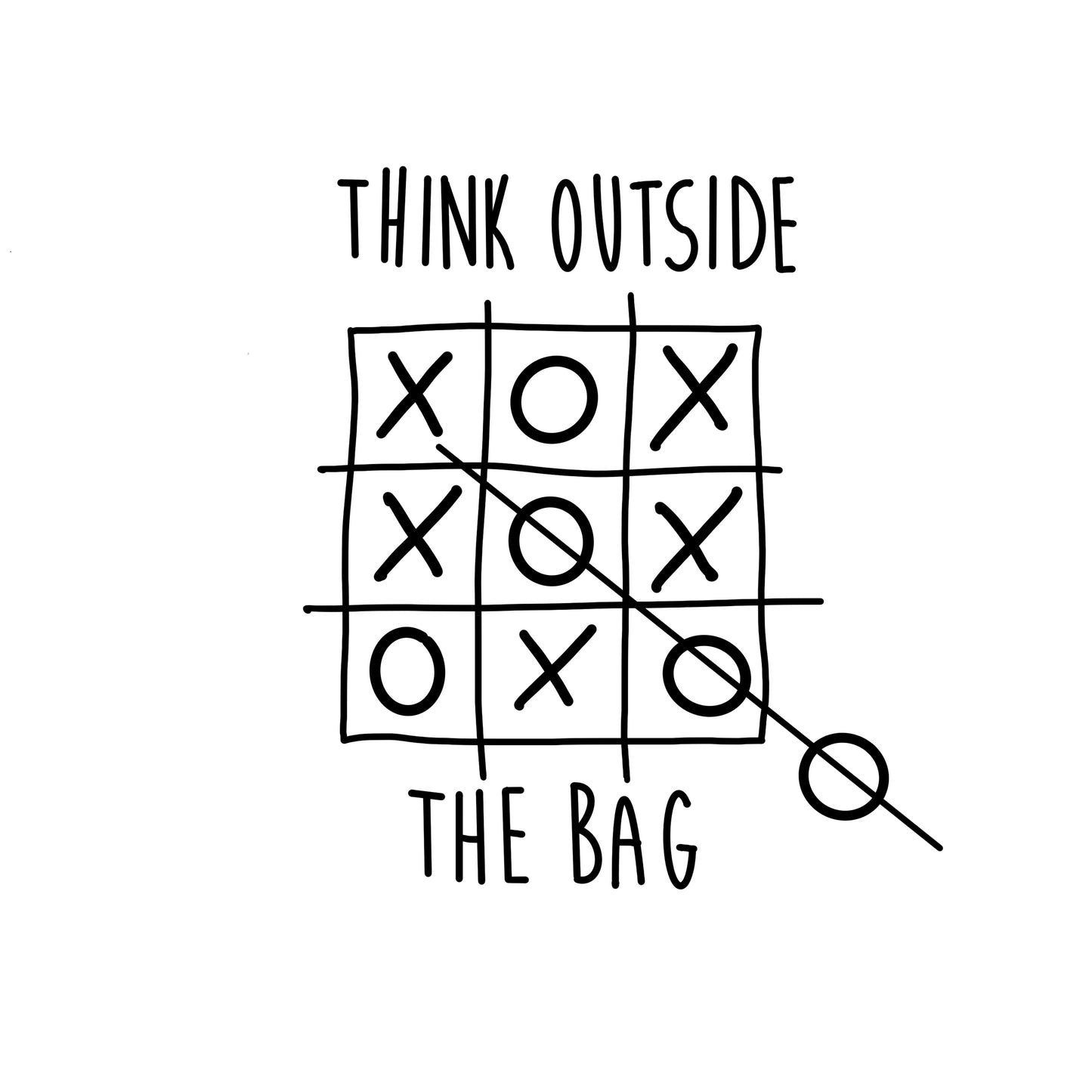 Plotterdatei "Think outside the Bag"