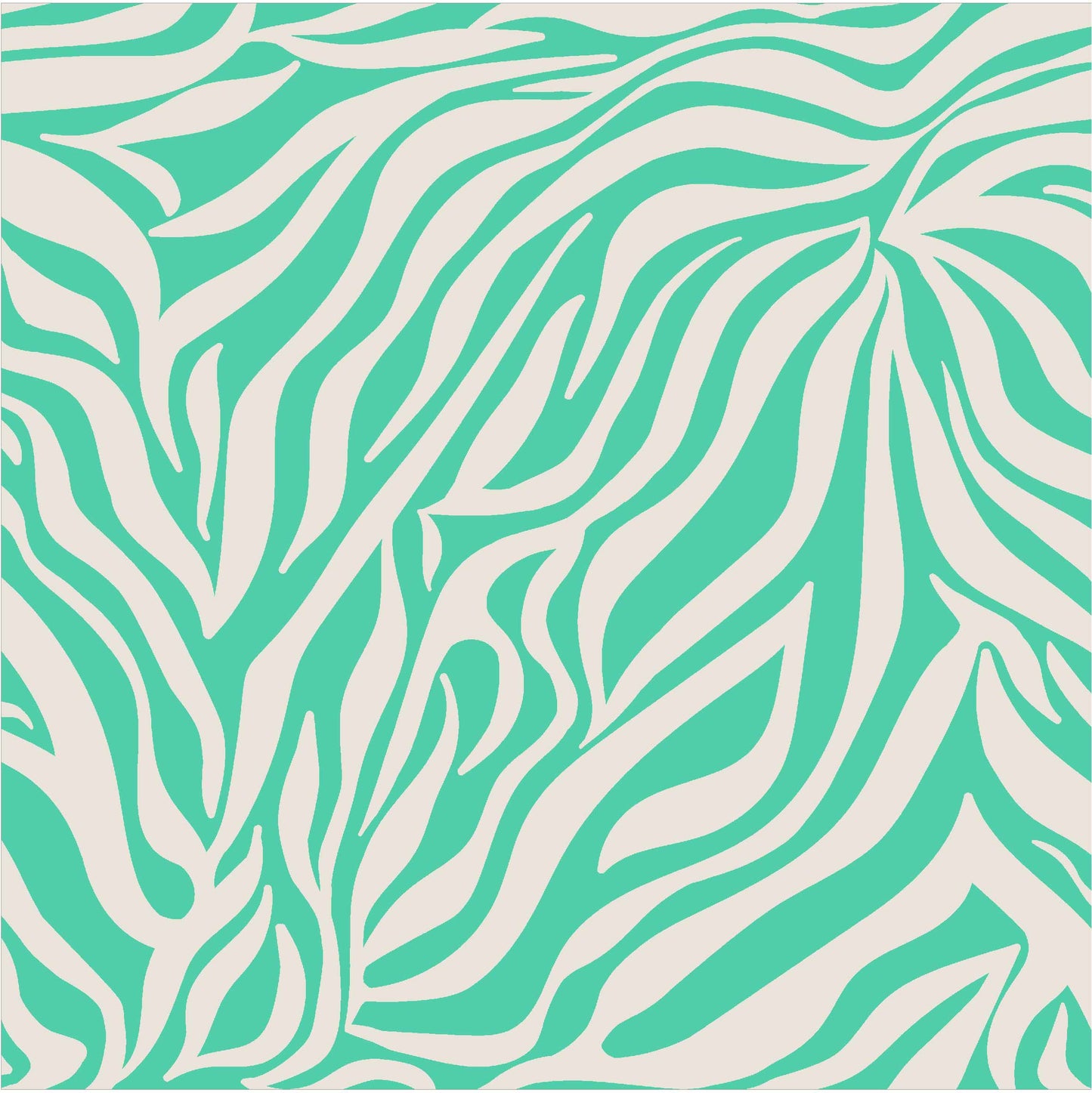Designpaneel Wild Blue Zebra
