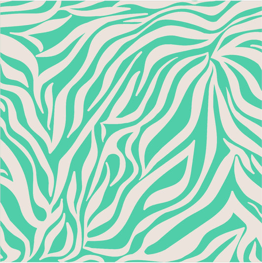 Designpaneel Wild Blue Zebra