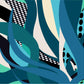 Designpaneel Wild Blue Mixed Color