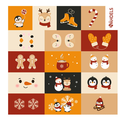 Patch Paneel Winter Animals