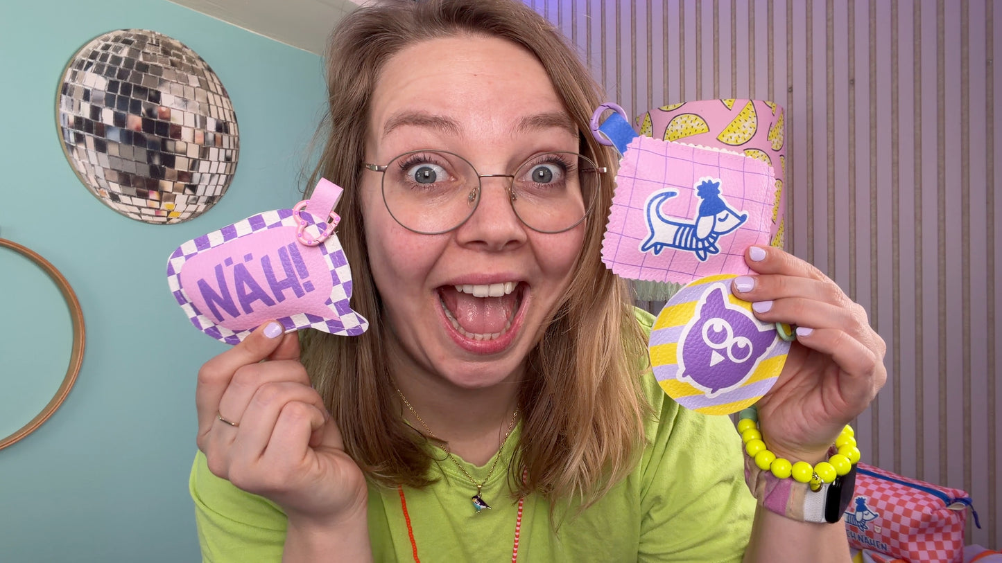 DIY Eule Taschengebömsel Näh!