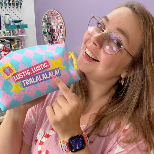 VORBESTELLUNG DIY Eule BoxyBag Paneel Raute Tralalalala